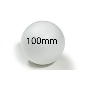 BOLA DE ISOPOR 100MM- UNIDADE