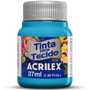 TINTA TECIDO 37ML AZUL CELESTE ACRILEX