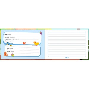 CADERNO CALIGRAFIA BROCHURA 40FLS HORIZONTAL CAPA DURA SAPECA TILIBRA