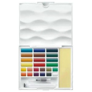 AQUARELA C/24 CORES WATERCOLORS GRAF CIS