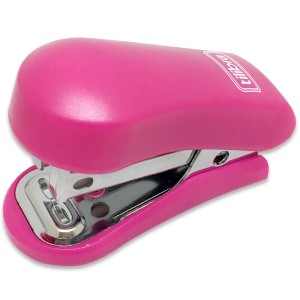 Grampeador 12 Folhas Mini Rosa G101 TILIBRA