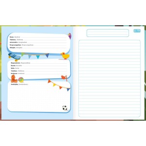 CADERNO LINGUAGEM BROCHURA 40FLS CAPA DURA SAPECA TILIBRA
