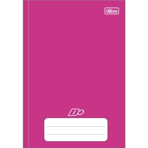 CADERNO BROCHURA PEQUENO 1/4 96FLS ROSA D+ TILIBRA
