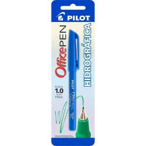 CANETA HIDROGRAFICA OFFICE PEN 1.0 AZUL BLISTER PILOT