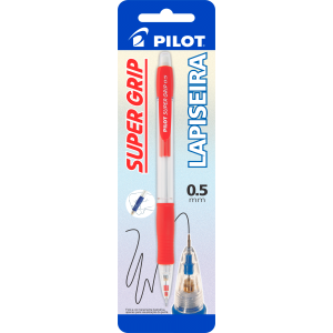 LAPISEIRA 0.5MM SUPER GRIP VERMELHO BLISTER PILOT