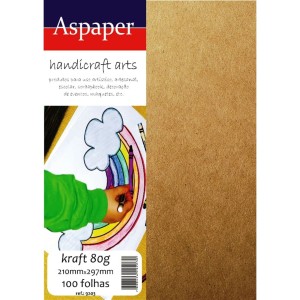 PAPEL KRAFT A4 80GR PCT C/100 FOLHAS