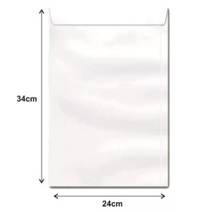 ENVELOPE SACO 240X340 BRANCO CAIXA C/250 FORONI | SCRITY