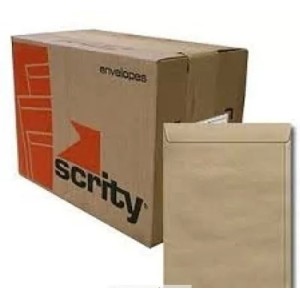 ENVELOPE SACO 176X250 KRAFT CAIXA C/250 FORONI | SCRITY