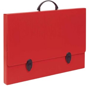 Pasta Maleta Polionda A3 Vermelho KAZ