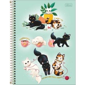 CADERNO UNIVERSITARIO 1 MATERIA 80FLS PURRFECT TILIBRA