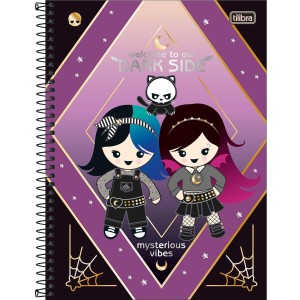 CADERNO UNIVERSITARIO 10 MATERIAS 160FLS PLUSH POISO TILIBRA