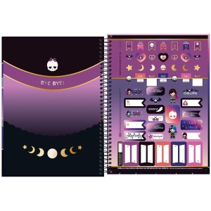 CADERNO UNIVERSITARIO 10 MATERIAS 160FLS PLUSH POISO TILIBRA