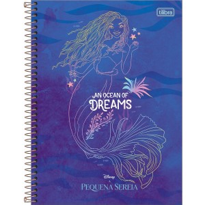 CADERNO UNIVERSITARIO 1 MATERIA 80FLS PEQUENA SEREIA TILIBRA