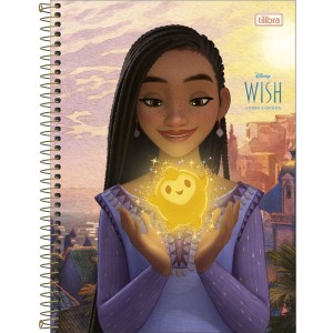 CADERNO UNIVERSITARIO 1 MATERIA 80FLS WISH TILIBRA