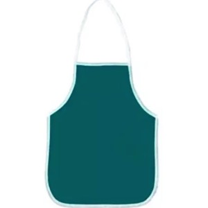 Avental Escolar Emborrachado Verde 40mmX45mm KAZ