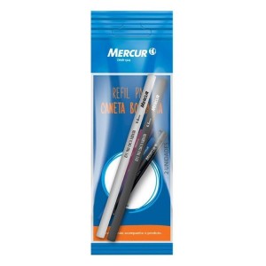 Refil Para Caneta Borracha Com 2 Unidades MERCUR