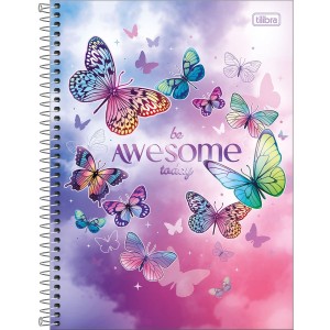 CADERNO UNIVERSITARIO 10 MATERIAS 160FLS DAISY TILIBRA