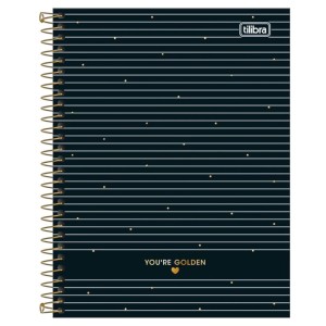 CADERNO COLEGIAL 1 MATERIA 32FLS WEST VILLAGE CAPA FLEXIVEL TILIBRA