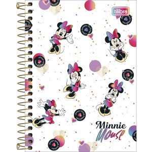 CADERNETA 1/8 80FLS MINNIE TILIBRA