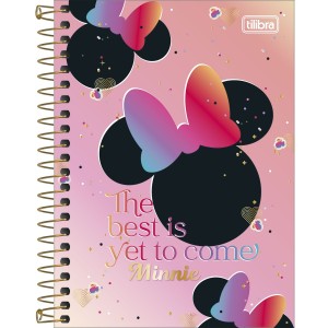 CADERNETA 1/8 80FLS MINNIE TILIBRA