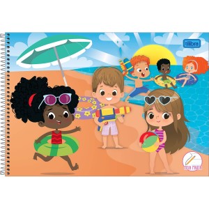 CADERNO DESENHO 48FLS SAPECA FEMININO TILIBRA