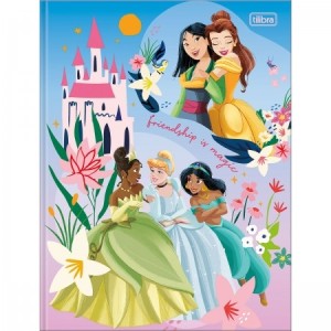 CADERNO CALIGRAFIA BROCHURA 40FLS PRINCESAS TILIBRA