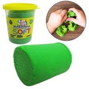 Massinha Base Amido 500gr Verde Soft ACRILEX