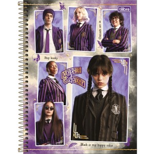 CADERNO UNIVERSITARIO 1 MATERIA 80FLS WANDINHA CONNECT TILIBRA