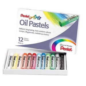 GIZ PASTEL OLEOSO C/12 CORES PENTEL