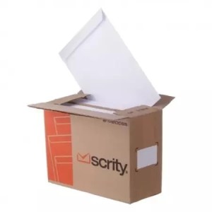 ENVELOPE SACO 185X248 BRANCO CAIXA C/250 SCRITY
