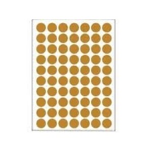 ETIQUETA BOLINHA DIÂMETRO 12,0 OURO TP-12 COM 210 TOK DE OURO