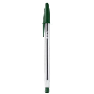 Caneta Esferografica 1.0mm BIC Verde Cristal