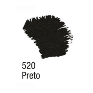 Tinta Acrilica Fosca Preta 250ml ACRILEX