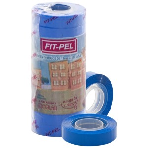 Fita Adesiva Durex 12mmx10m Pacote Com 10 Unidades Colorida FITPEL