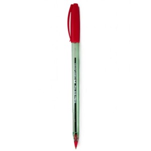 Caneta Esferografica 0.8mm 035 Trilux Vermelha FABER CASTELL