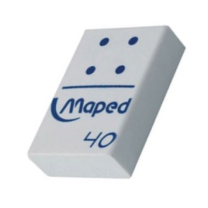 Borracha Branca 40 Domino MAPED