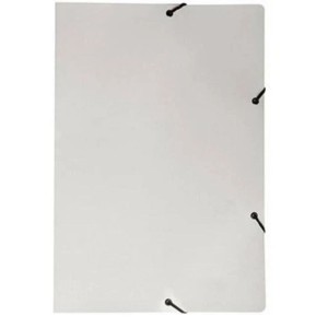 Pasta Papelao Aba Com Elastico Branca 230X340mm Fina Ref.2004.BR POLYCART