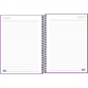 Caderno Universitario 1 Materia 80fls Pepper Feminino Capa Dura TILIBRA