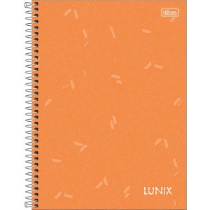 Caderno Universitario 1 Materia 80fls Lunix Cores Capa Dura TILIBRA