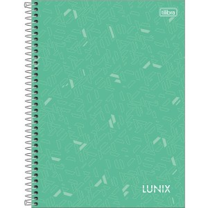 Caderno Universitario 1 Materia 80fls Lunix Cores Capa Dura TILIBRA