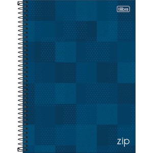 Caderno Universitario 1 Materia 80fls Zip Cores Capa Dura TILIBRA