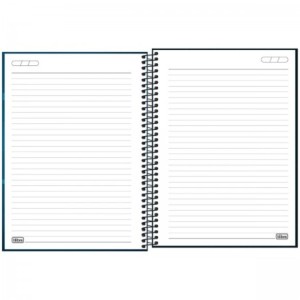 Caderno Universitario 16 Materias 256fls Pepper Feminino Capa Dura TILIBRA