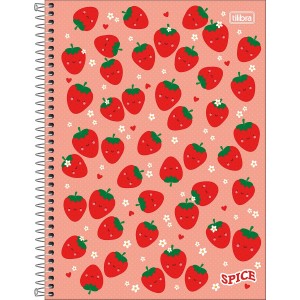 Caderno Universitario 1 Materia 80fls Spice Feminino Capa Dura TILIBRA