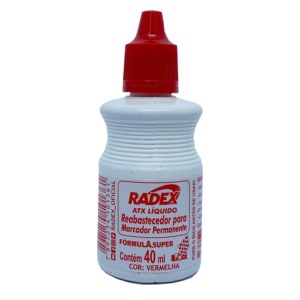 Tinta Reabastecedor Pincel Atomico Permanente 40ml ASUPER RADEX