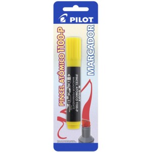 Pincel Permanente Amarelo Atomico 1100-P Blister PILOT