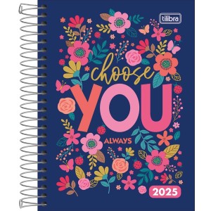 Agenda 2026 Escolar Diária D+ Feminina Espiral - TILIBRA