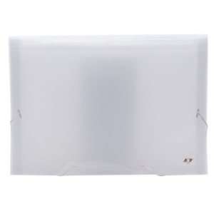 Pasta Sanfonada Plastica Oficio 31 Divisorias Ccristal 260X385mm Ref.1029.CR ACP