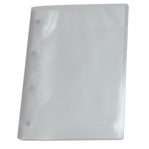Pasta Catalogo Portfolio A4 10 Envelope 0,12 Medio Cristal Line Sem Visor Com Colchete Polipropileno Ref.1692TR DAC