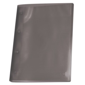 Pasta Catalogo Portfolio A4 10 Envelopes 0,12 Medio Fume Line Sem Visor Com Colchete Polipropileno. REF.1692FM.DAC