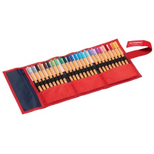 Caneta hidrográfica 0.4mm Kit Com 25 Cores Point 88 - STABILO